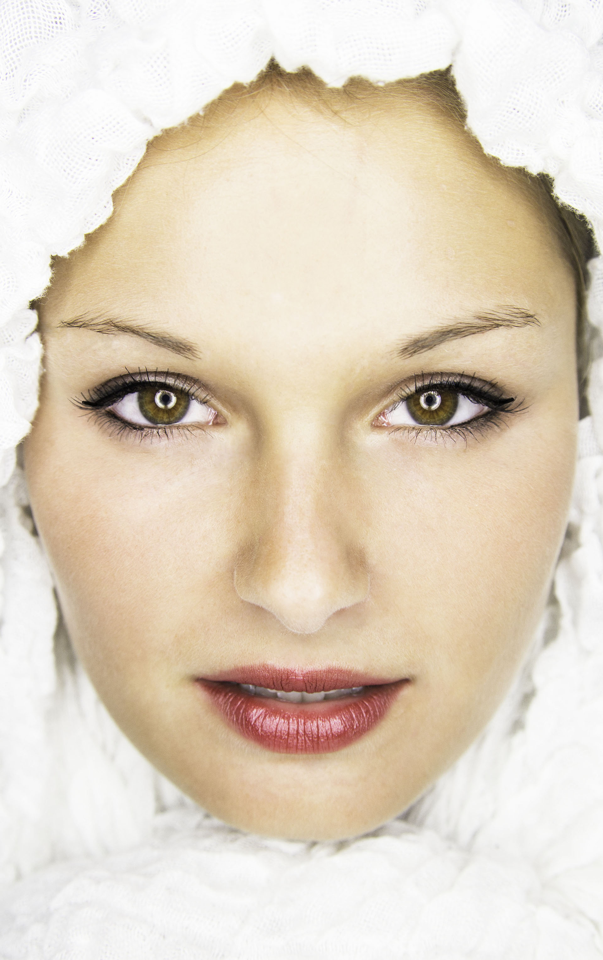 Portrait Nahportrait mit Ringlicht